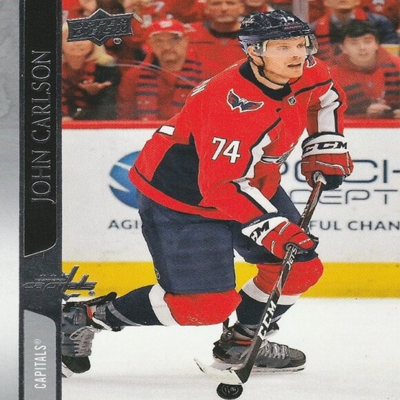 John Carlson Washington Capitals NHL Hockey Card Collection - 8 Card Set - Picture 8 of 9